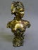Circa 1920's Cast Metal Art Nouveau Figural Woman