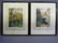 Two 1930's Color Etchings Pencil signed on right by