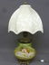 Great Circa 1890's Oil Lamp with Winged Angels on glass