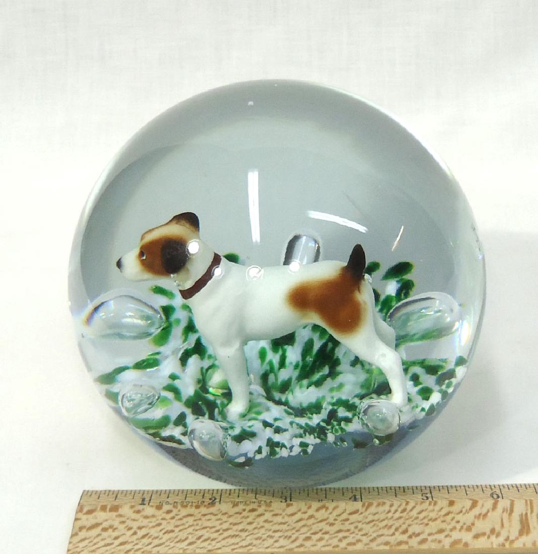 9 1/2 lb Sulfide Paperweight: "Gibson" Approx. 6"W