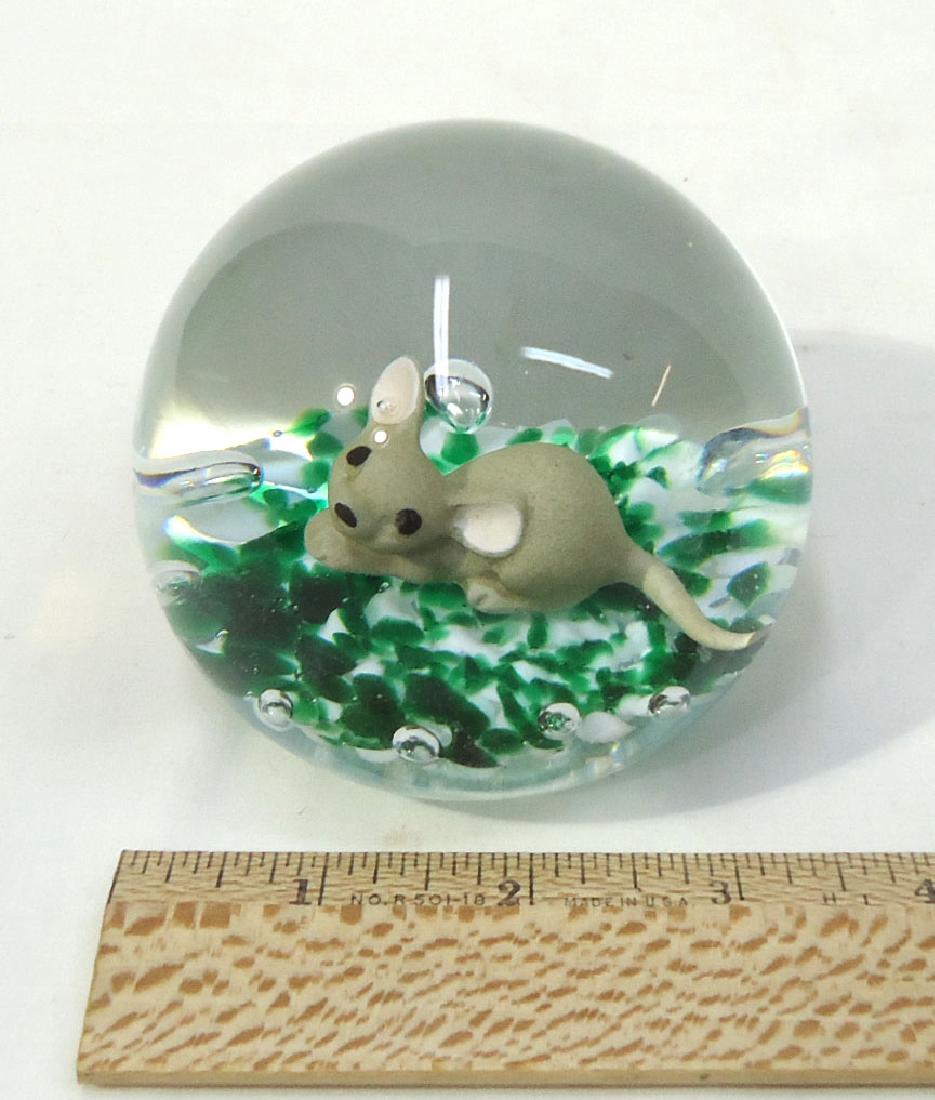 Sulfide Gibson Paperweight: 3 1/2"W