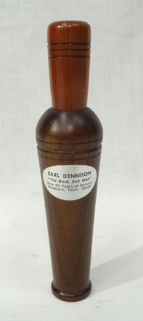Goose Call: Has Earl Dennison Label 6 3/4"L