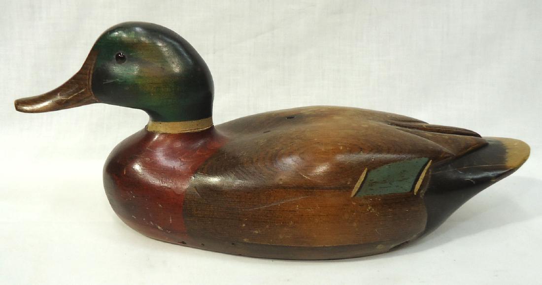 Tom Taber Duck Decoy: 15"L
