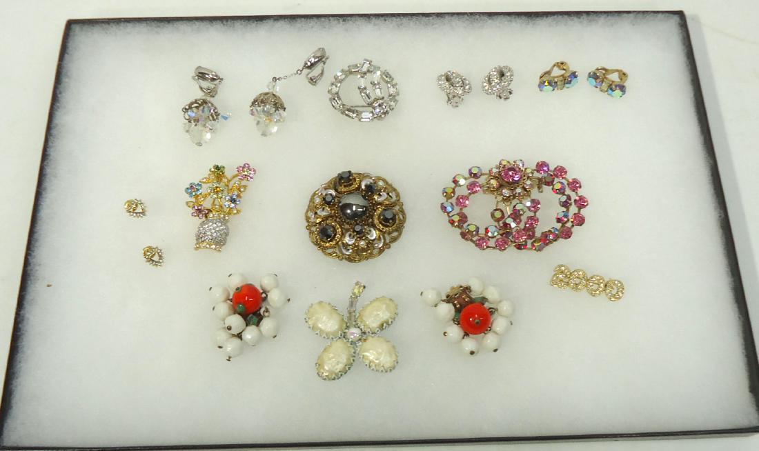 Hematite & Other Costume Jewelry: 12pc