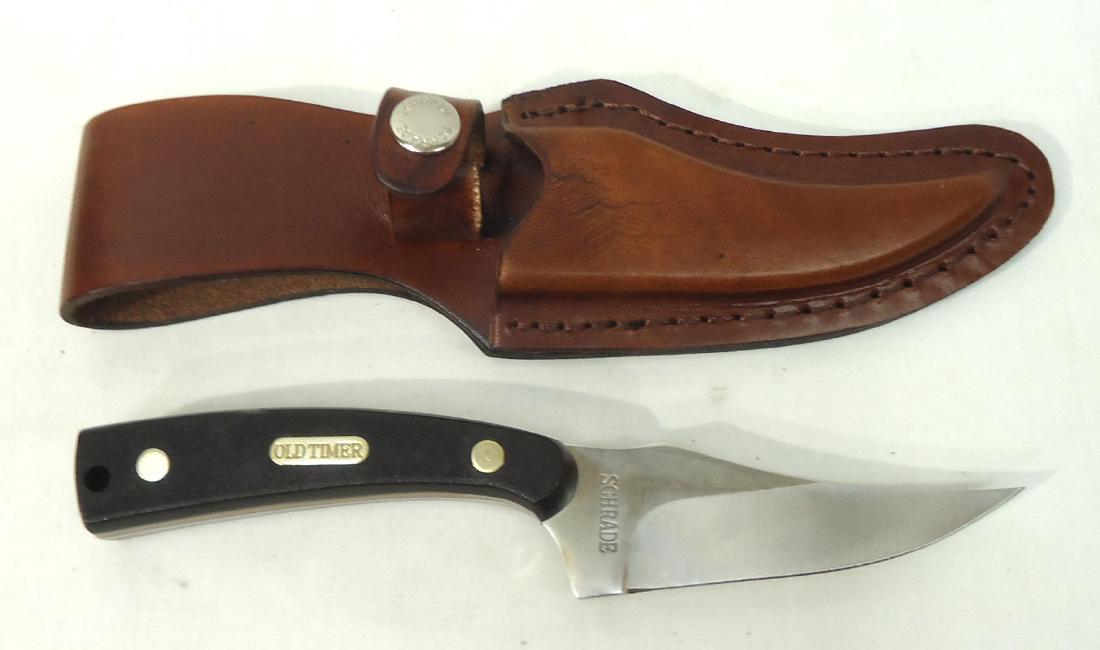 7" Schrade Old Timer Skinner Knife: 7"