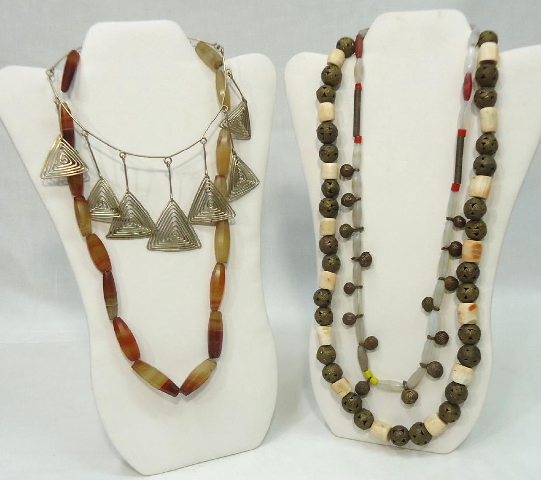 4 African Bead Necklaces (1 of 4)