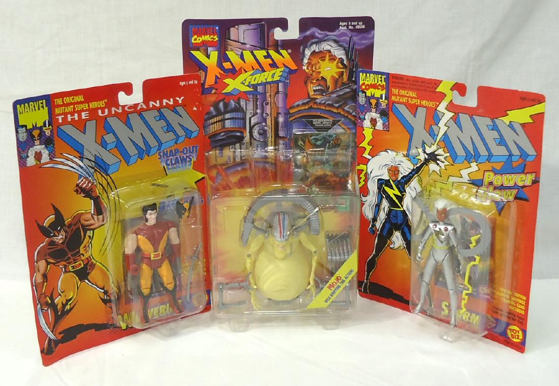 3 X-Men Action Figures NIB: 4 1/2"T - 5 1/2"T