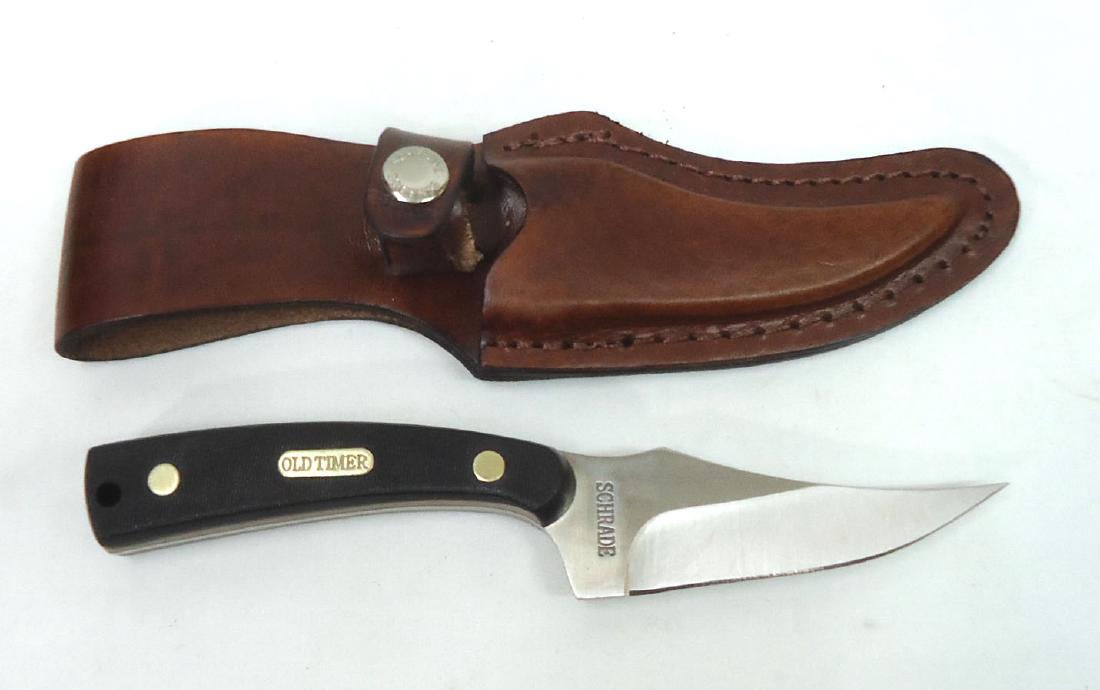 7" Schrade Old Timer Skinner Knife: 7"