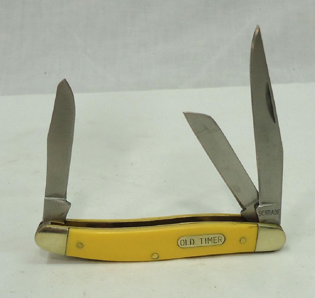 4" Schrade Old Timer Pocket Knife: 4"