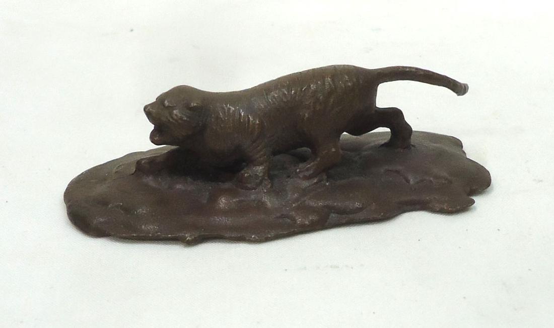 Tiffany Studios Replica Bronze Paperweight: Mkd Tiffany Studios 1"T x 2 3/4"L