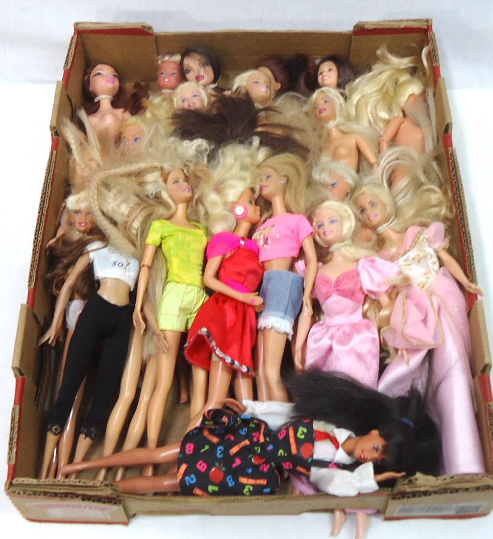 Lot of Barbie Dolls: 8" - 11"T
