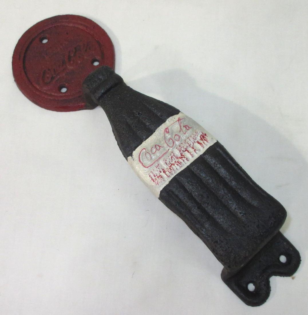 Modern C.I. Coca Cola Door Handle: 10 1/4" x 3"