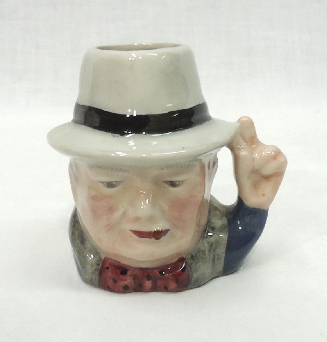 Winston Churchill Toothpick Holders: 3"T x 3 1/8"