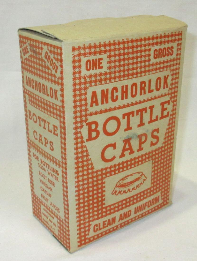 Full Adv. Box of Bottle Caps: 6" x 4" x 2 1/4" Box