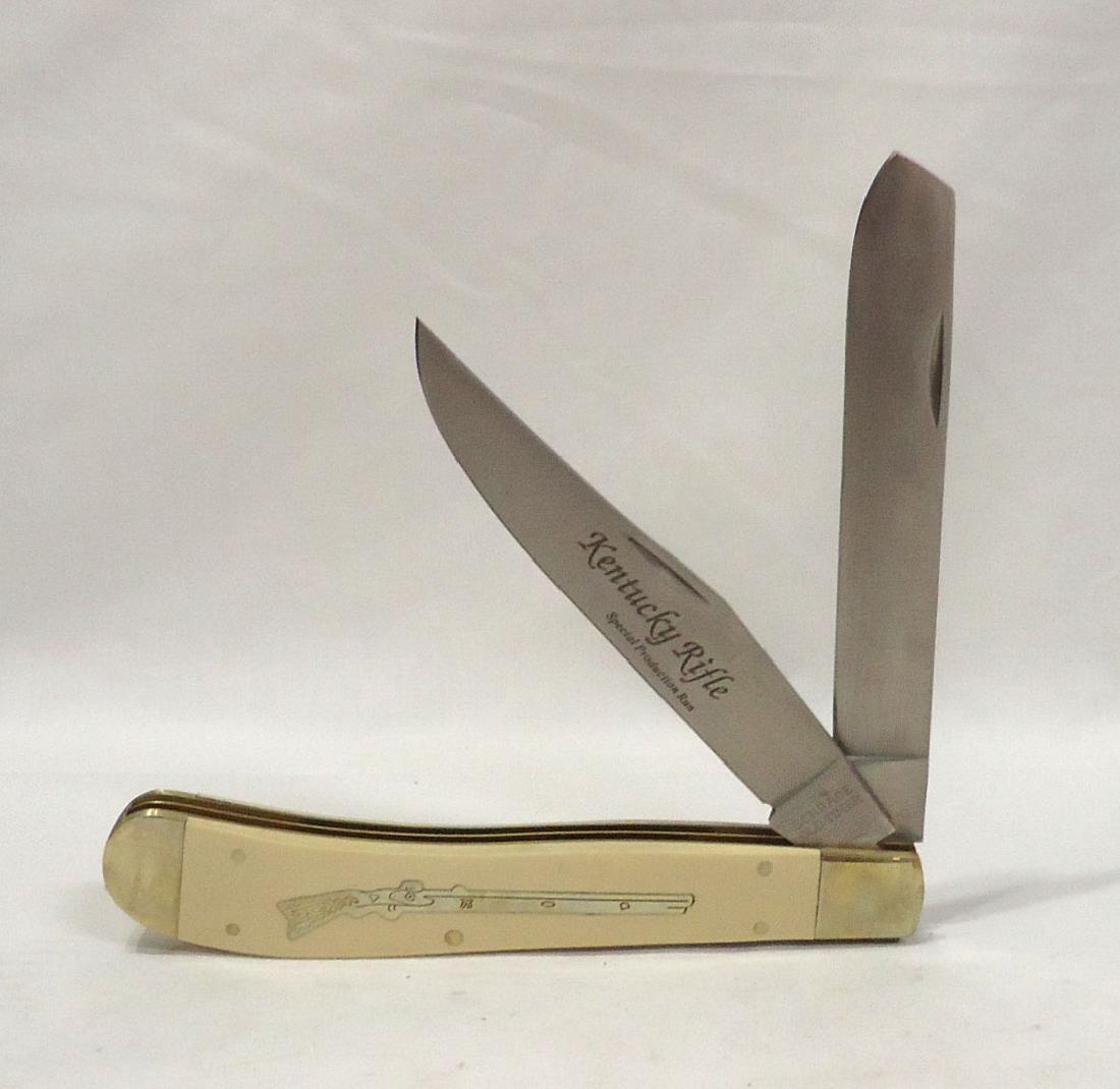 8 1/4" Schrade Kentucky Rifle Display Model Pocket: 8 1/4"