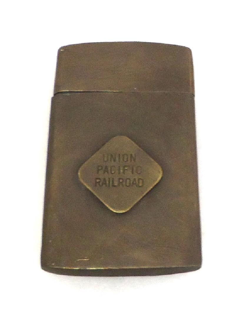 Modern Union Pacific RR Map Case: 4"T x 2 1/2"W