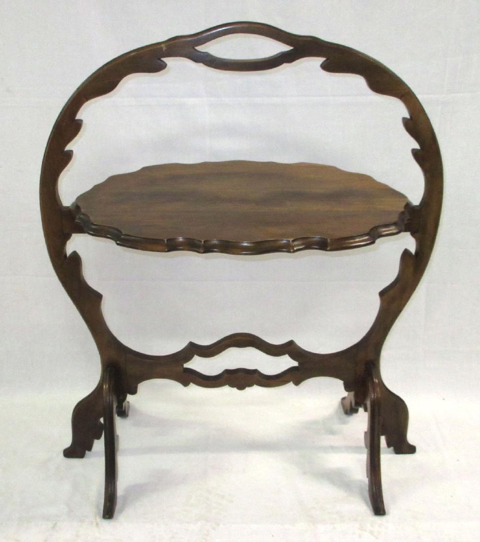 Tilt Top Table: 34"T x 29" x 16 1/2"