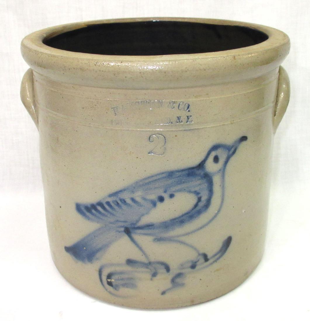 2 Gal. Stoneware Bird Crock (1 of 5)