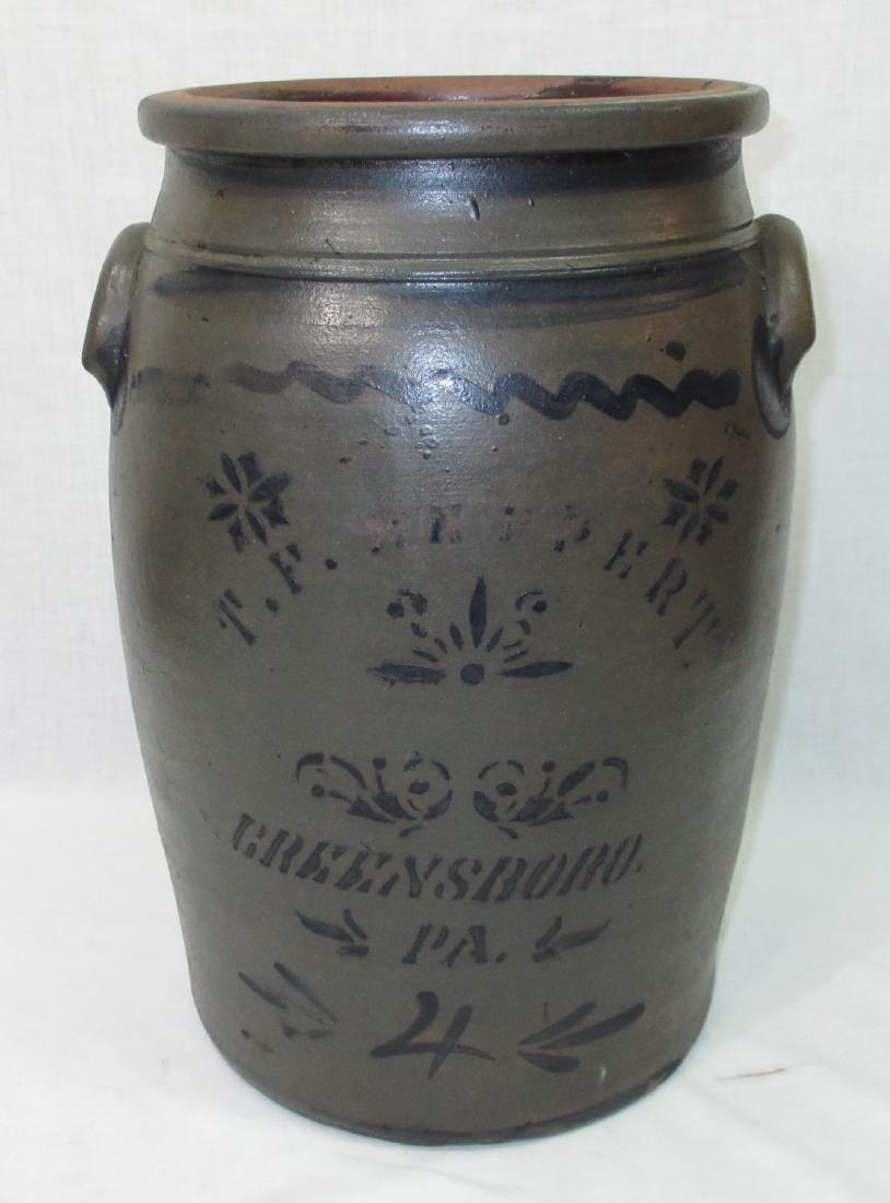 4 Gal. Stoneware Reppert Crock (1 of 4)
