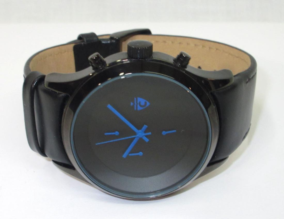 New Croton Chronomaster Wristwatch: "Genuine Leather" Band