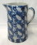 Blue Spongeware Pitcher