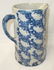 Blue Spongeware Pitcher - 2