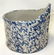 Blue Spongeware Salt Crock - 2