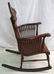 Rocking Chair w/ Carved Ladies Head - 4