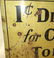 Tin 1 Cent Discount Sign - 3