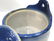 Blue & White Stoneware Salt Crock - 3