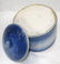 Blue & White Stoneware Salt Crock - 4