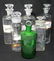 6 Glass Pharmacy Bottles