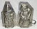 2 Santa Claus Chocolate Molds