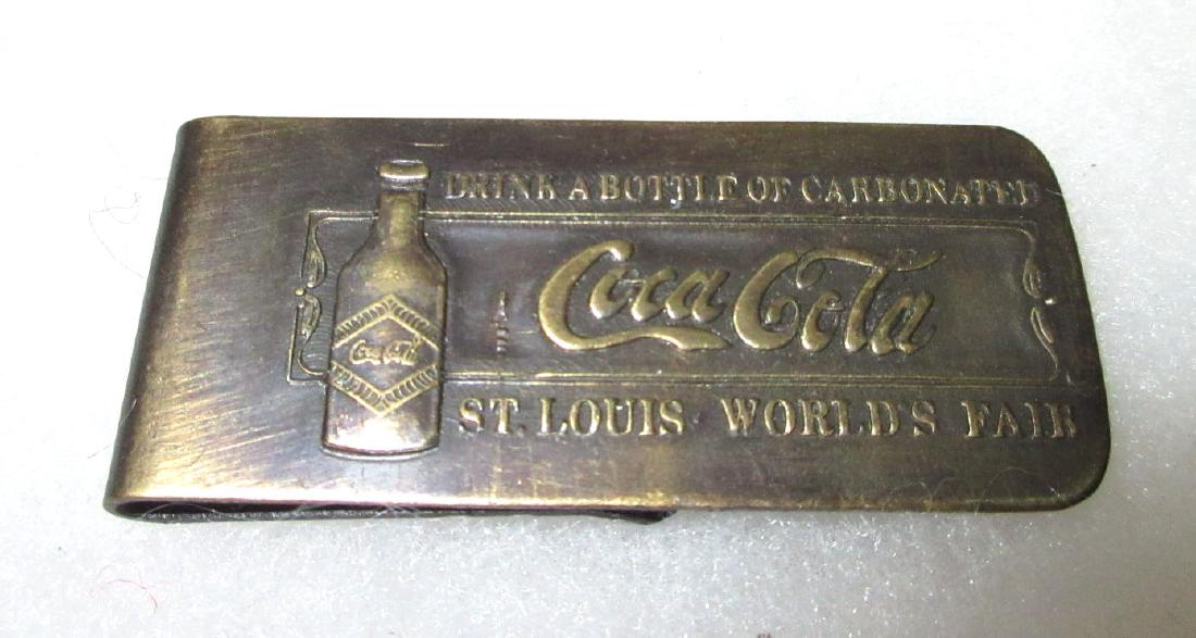 Modern Coca Cola Money Clip: 2 1/4" x 1" Mkd Tiffany Studios