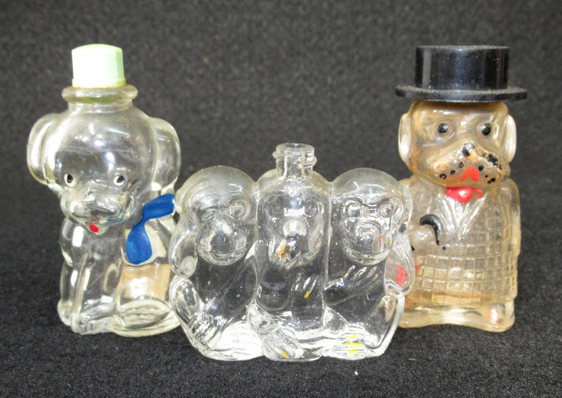 3 Figural Bottles (1 of 2)