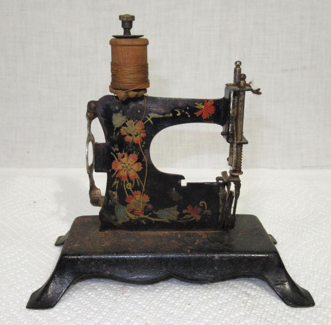 Stenciled Child's Toy Sewing Machine (1 of 3)