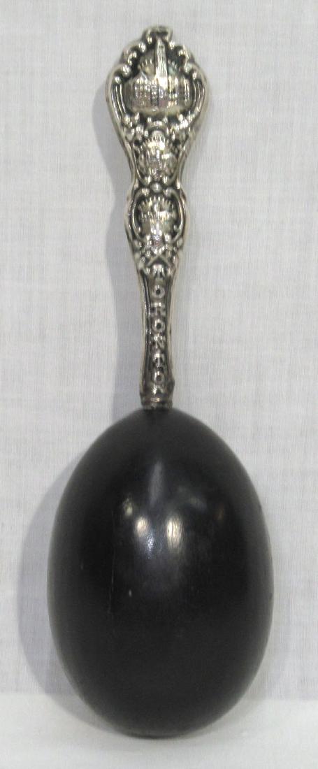 Silver Handle Sock Darning Egg (1 of 2)