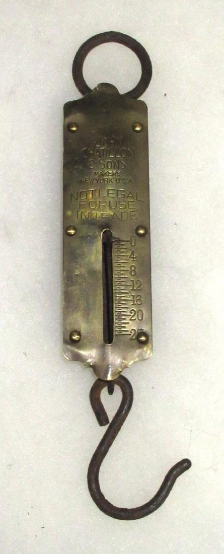John Chatillon Spring Scales: 8" x 1 1/2"