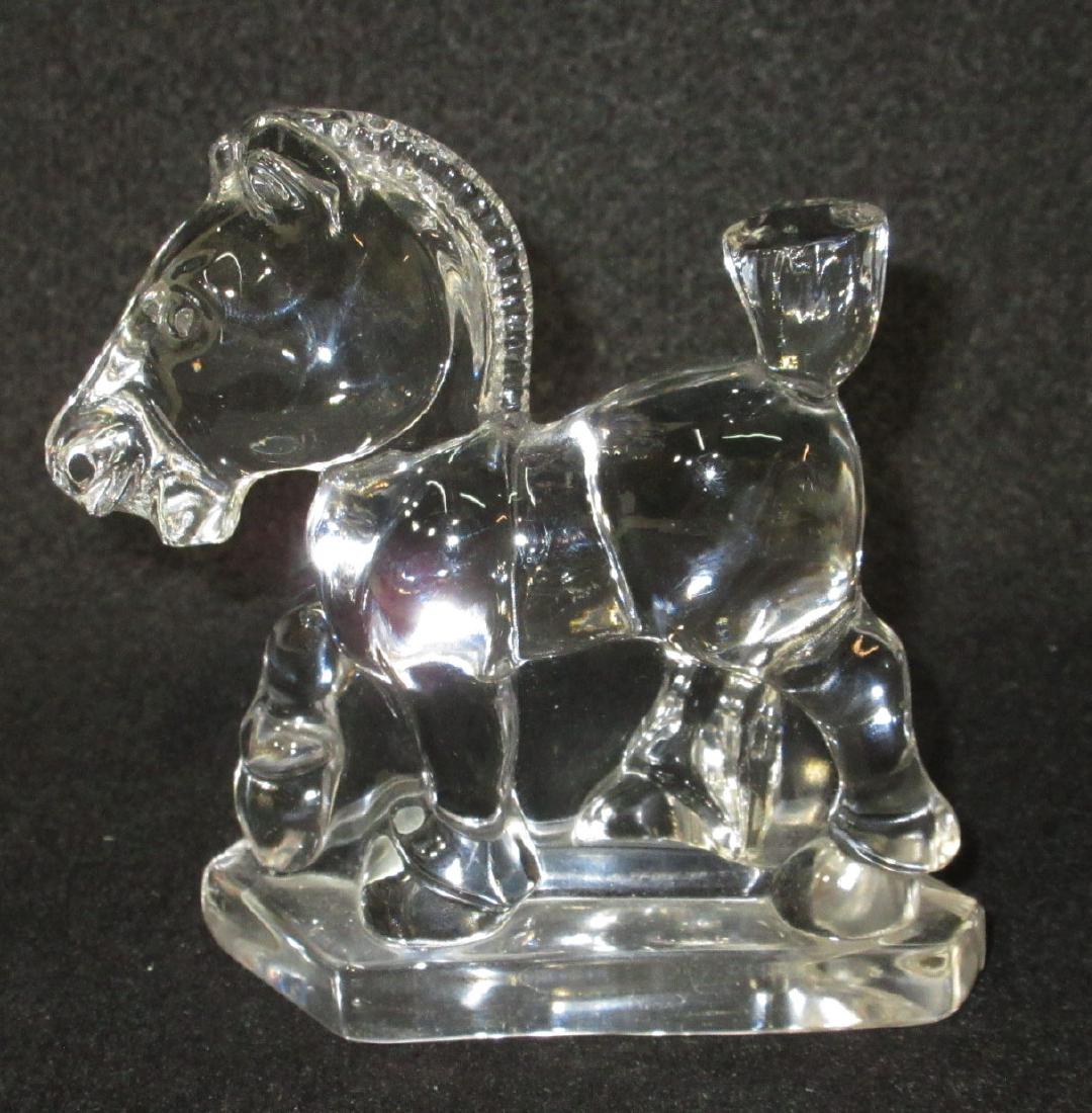 Heisey Horse: 4"T x 4"L