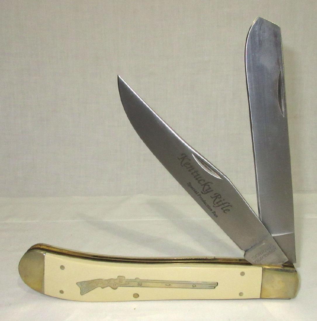 Huge Schrade Old Timer Adv. Display Pocket Knife: 8 1/4"L