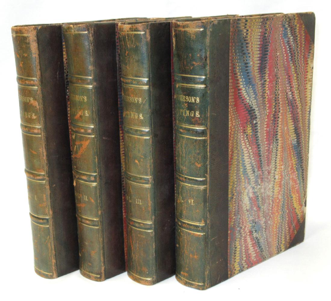 1829 "The Writings of Thomas Jefferson" Vol 1-4: Edited by Thomas Jefferson Randolph, Pub. By F. Carr & Co. Charlottesville L.B.