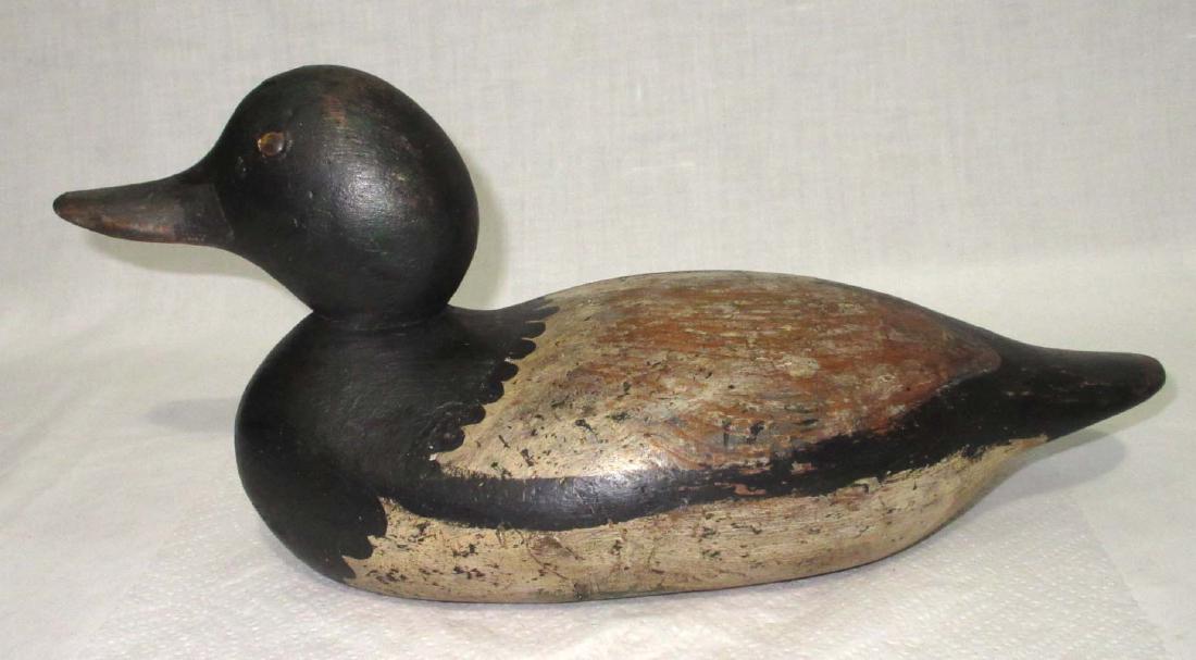 Mason Duck Decoy: 14"L Has been touched up.