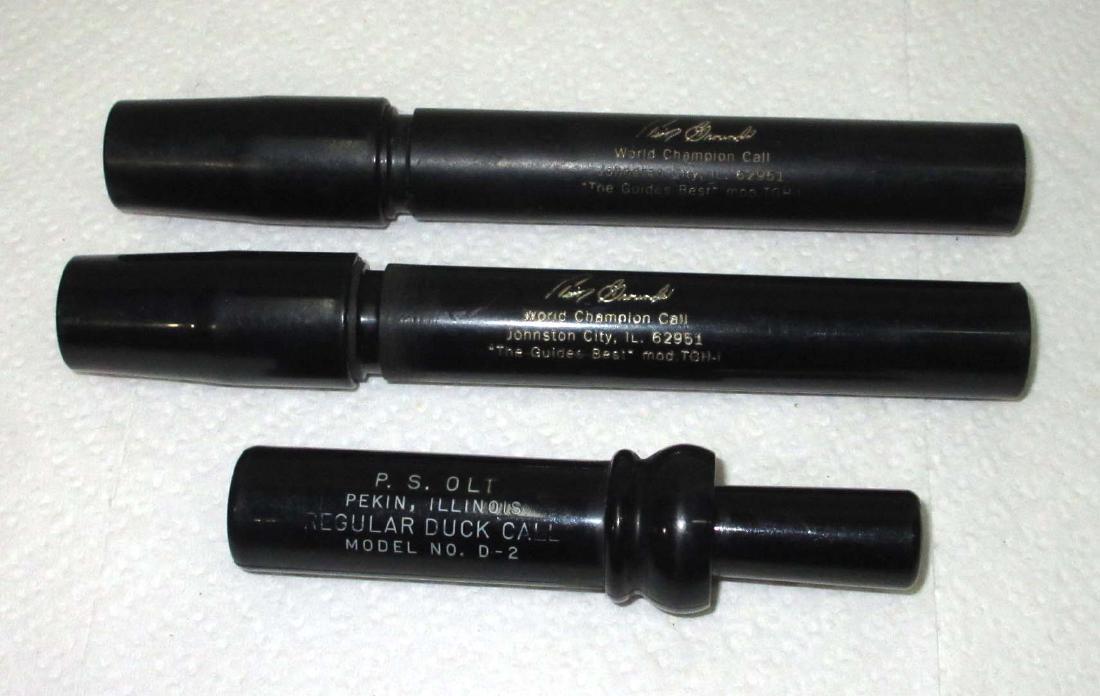 OLT D-2 Duck Call & 2 Goose Calls: 5"L & 7"L