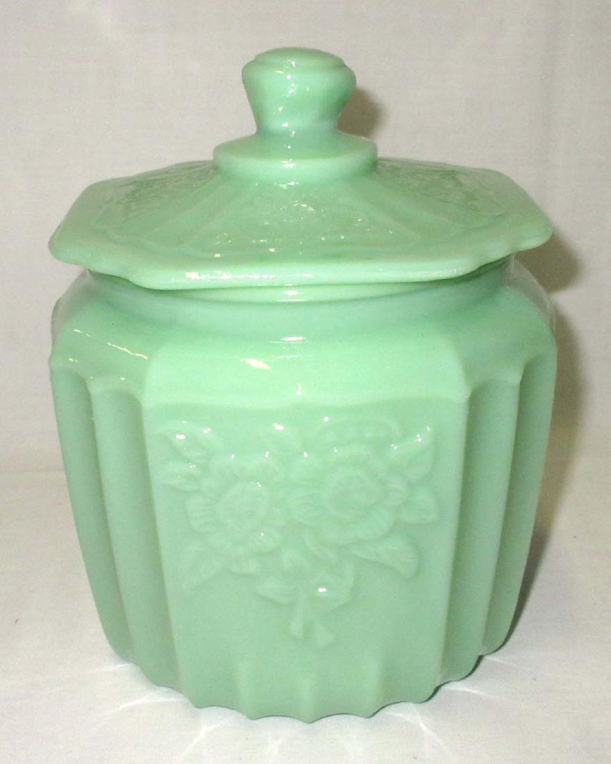 Modern Jadeite Cookie Jar