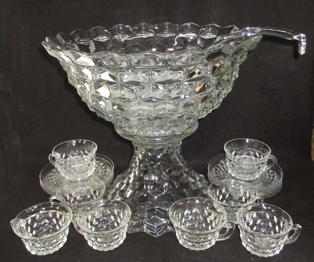 18pc Fostoria America Punch Set (1 of 3)