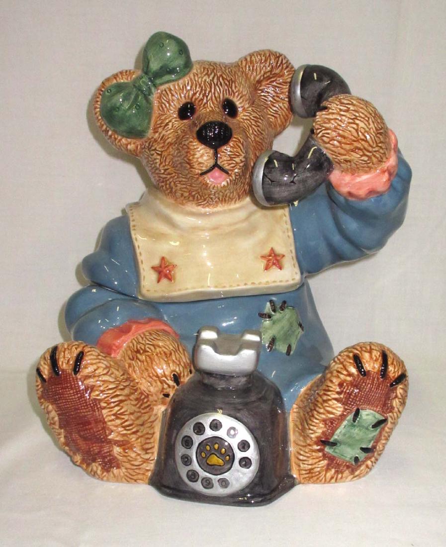 Boyds Telephone Bear Cookie Jar (1 of 3)