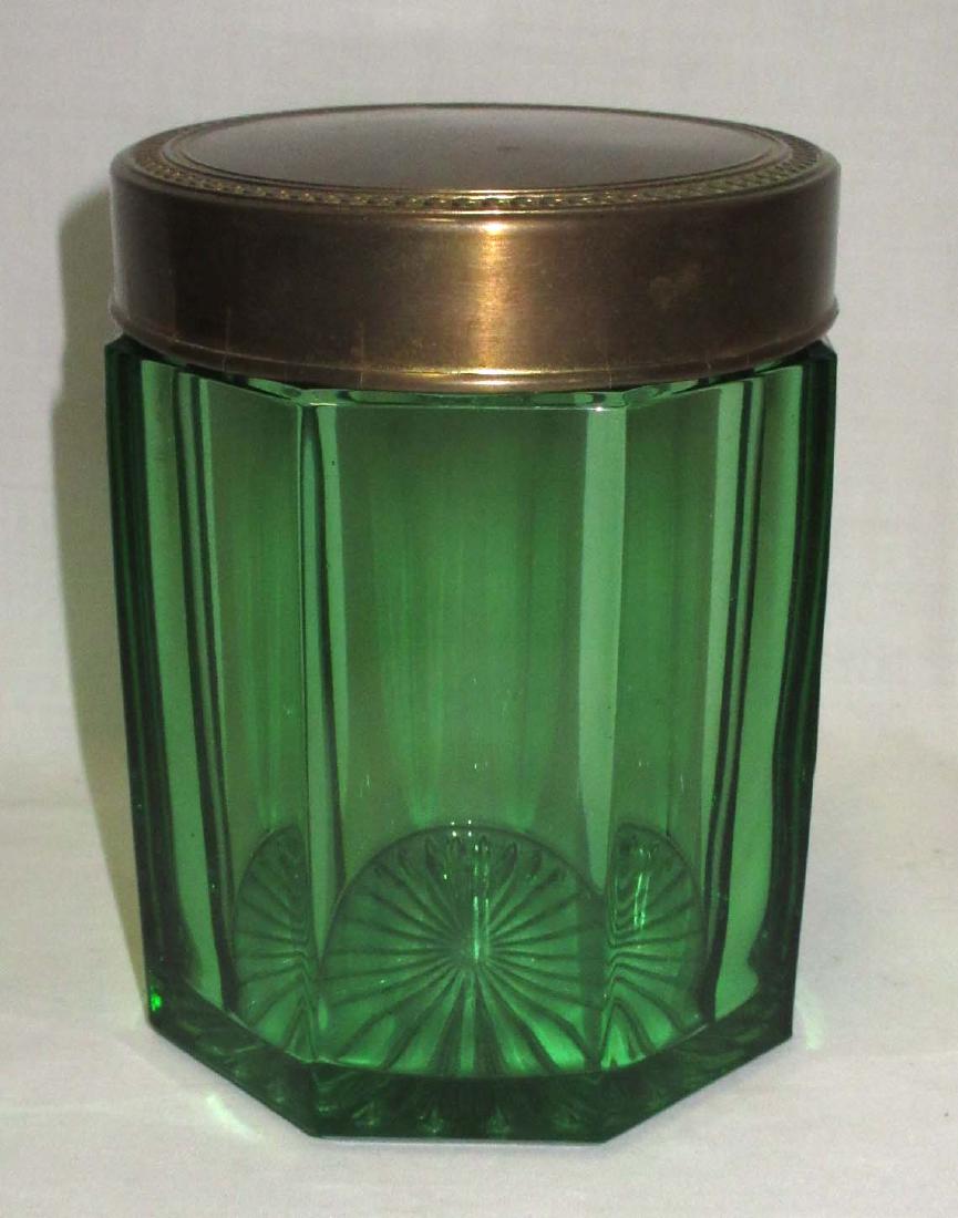 Green Glass Humidor
