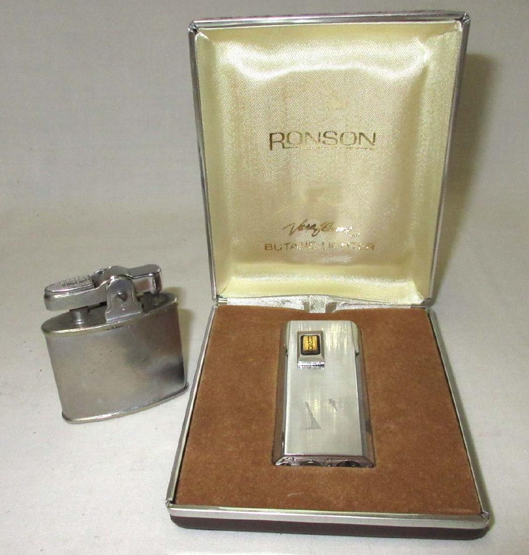 2 Ronson Cigarette Lighters, 1 is New In Box (1 of 3)