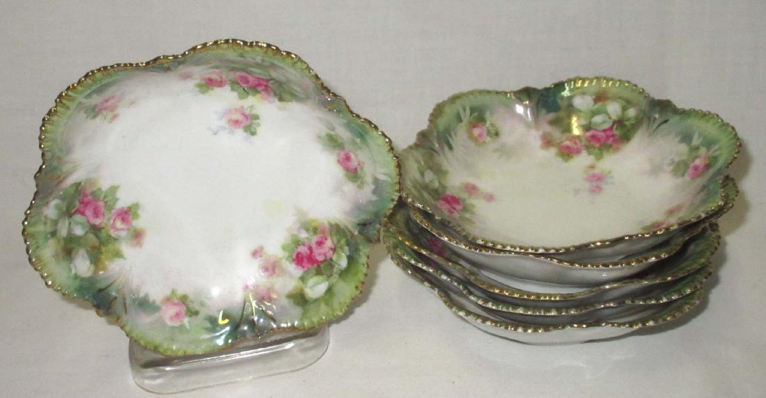 RS Prussia Red Mk. 6 pc. Berry Bowls (1 of 3)