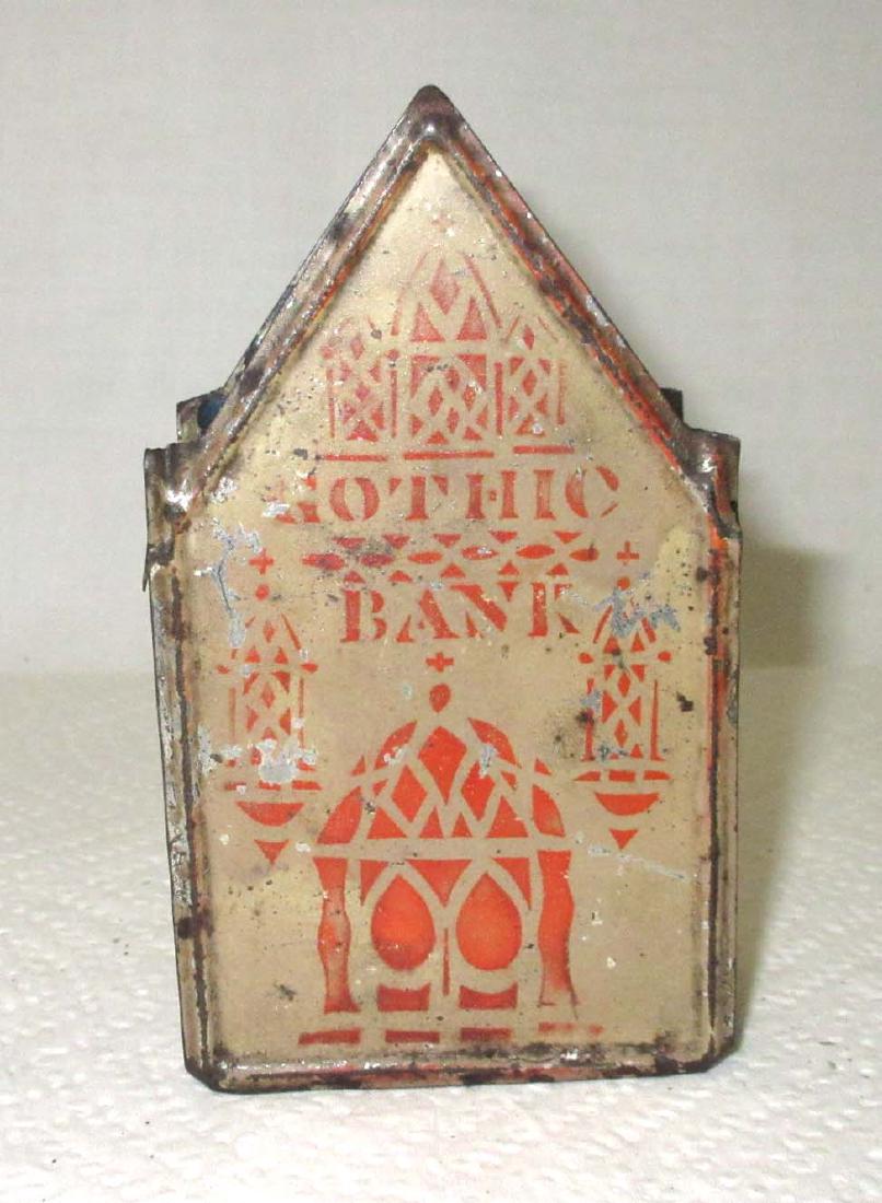 Early Soldered Tin Coin Bank (1 of 2)